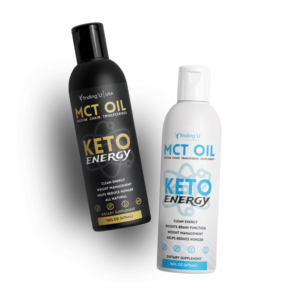 findingu mct oil keto engergy bottle mockups in black and white
